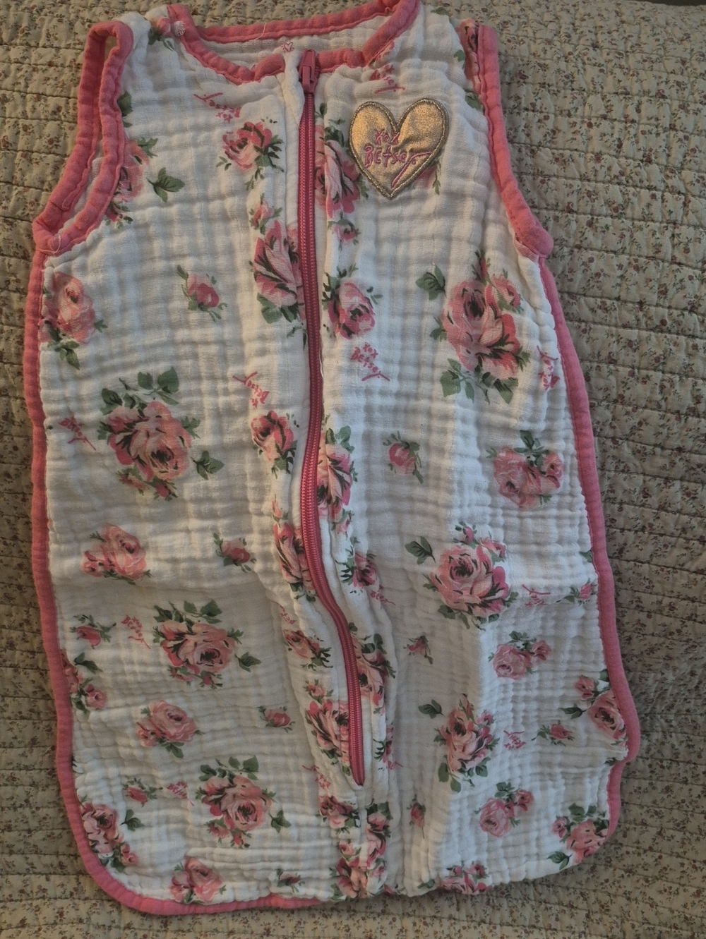 Wearable Infant Blsnlet- Pink Trim